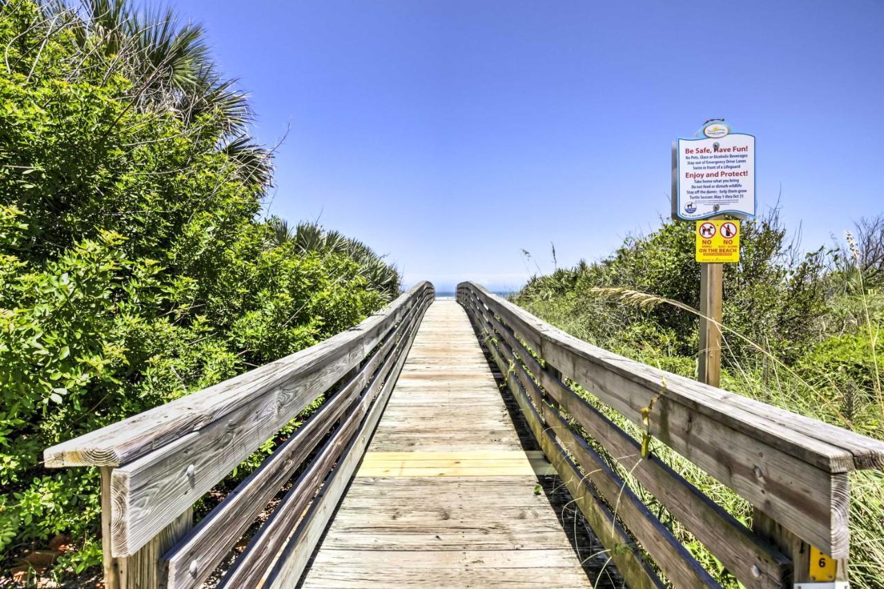 New Smyrna Beach Abode With Fire Pit, Walk To Beach! エクステリア 写真